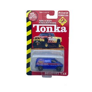 Maisto Tonka Gaddini Deli Delivery Van Blue Vehicle Diecast 1/64 Scale #41/50